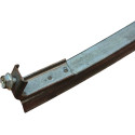Canaleta Guia Vidro Porta Traseiro Direito Suzuki Sx4 2011 Prateado