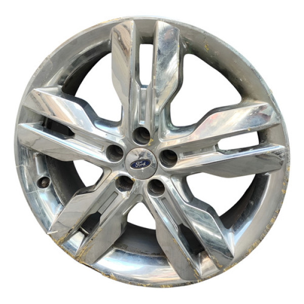 Roda Aro 20 5x100 Ford Edge 2011 2012 A 2014 Prata