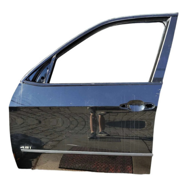 Porta Dianteira Esquerda Bmw X5 2008 2009 2010 Preto Traseira Esquerda Azul