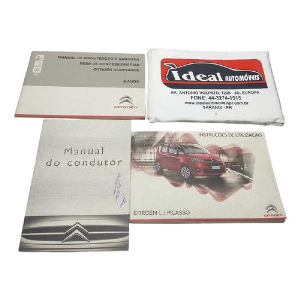 Moldura Manual Citroen C3 1.6 16v Picasso 2007 2008 A 2012