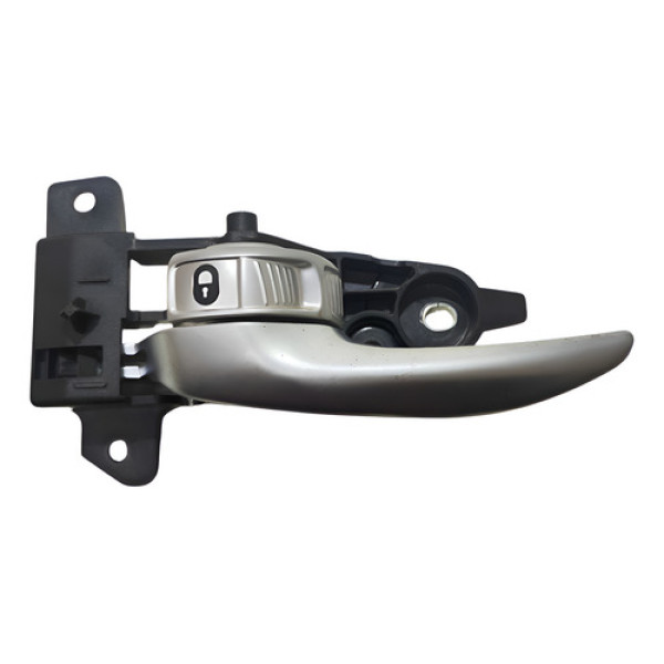 Maçaneta Interna Traseira Esquerda Jeep Renegade 2016 A 2021 Prata Traseira