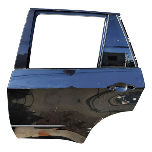 Porta Traseira Esquerda Bmw X5 2008 A 2010 C/detalhe Preta Preto Traseira Esquerda
