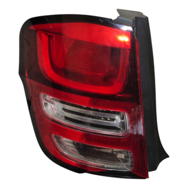 Lanterna Tras Esquerda 9673805480 Citroen C3 1.6 2015 A 2017 Esquerdo/motorista Vermelho