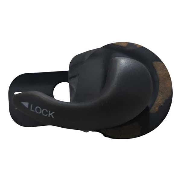 Maçaneta Interna Traseira Direita Fiat Palio 1998 A 2004 Preto Traseira