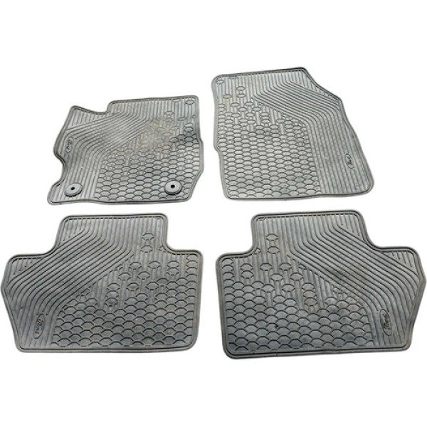 Jogo Tapete Ford Focus 1.6 2009 2010 2011 2012 2013 Original Cinza-escuro