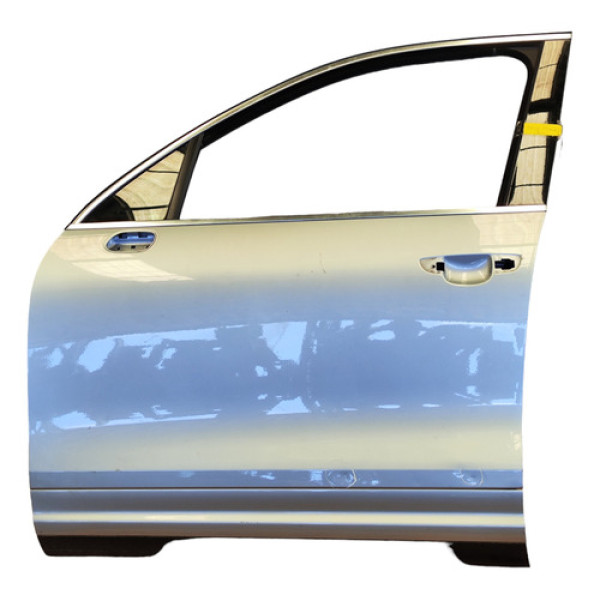 Porta Dianteira Esq Porsche Cayenne 2016 2017 2018 Detalhe Esq Prata Dianteira