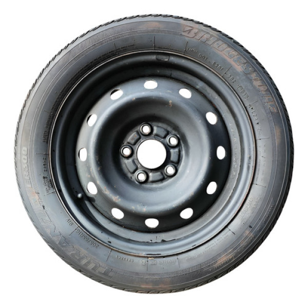 Roda Estepe Aro 16 5x100 Honda Civic 2007 2008 A 2011 Preto