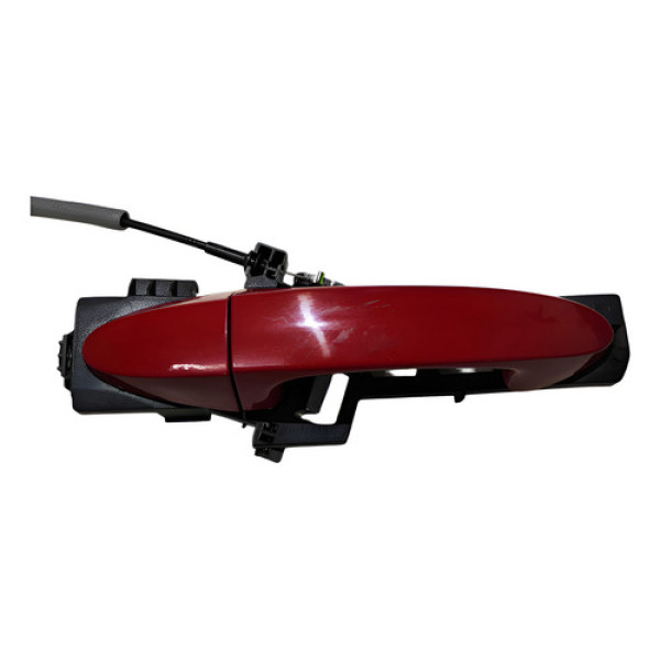 Maçaneta Ext Porta Diant Dir Dn15a224a36bb  Ford Ka 2019/21 Vermelho Dianteira