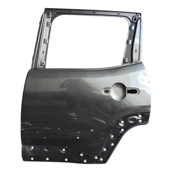 Porta Tras Esquerda Jeep Renegade 2021/2023 Cinza C/detalhe Traseira Esquerda Preto