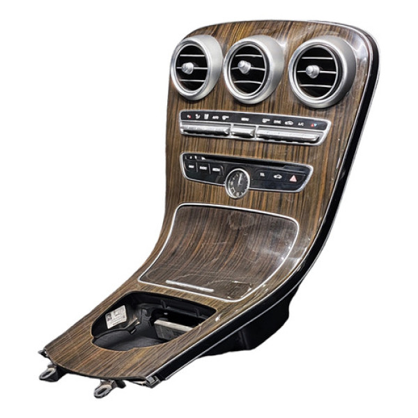 Console Painel Comando Ar Som Mercedes C180 2015 2016 2017