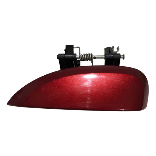 Maçaneta Ext Tras Esquerda Renault Kwid 1.0 3cc 2018 A 2020  Vermelho Traseira