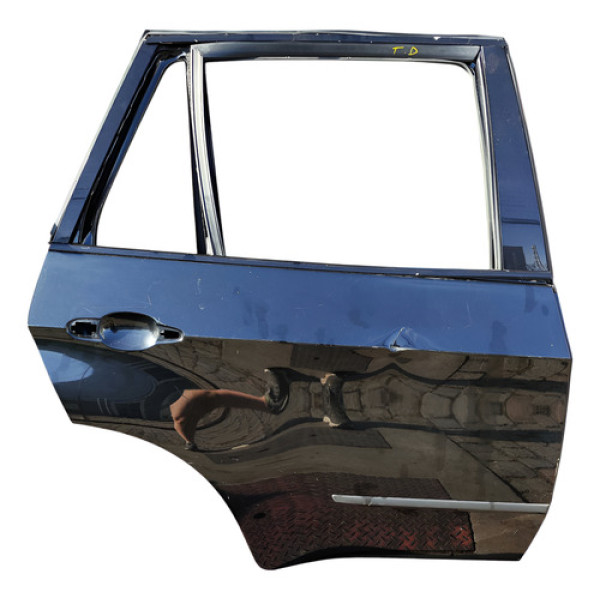 Porta Traseira Direita Bmw X5 2008 2009 2010 C/detalhe Preta Traseira Direita Preto