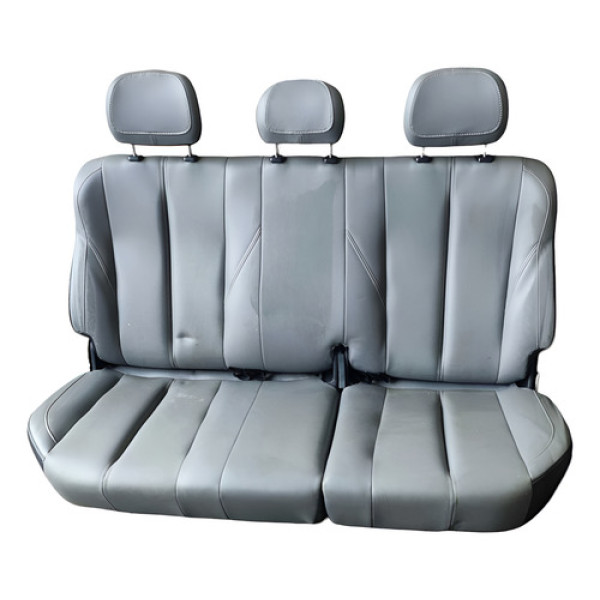 Banco Traseiro Couro Chevrolet S10 2.8 Ltz 2018 A 2020 Cinza