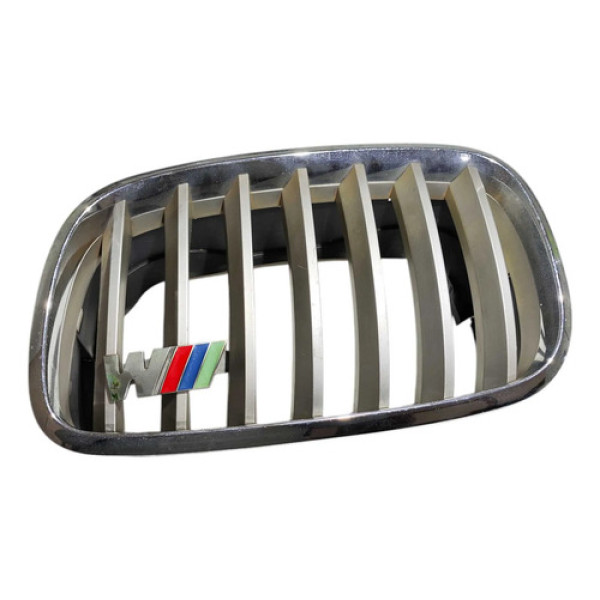 Grade Dianteira Esquerda 7157687 Bmw X5 E70 2007 2008 A 2013 Preto Brilhante