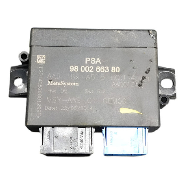 Módulo Estacionamento 9800266380 Peugeot 3008 1.6 2012/2015 Preto