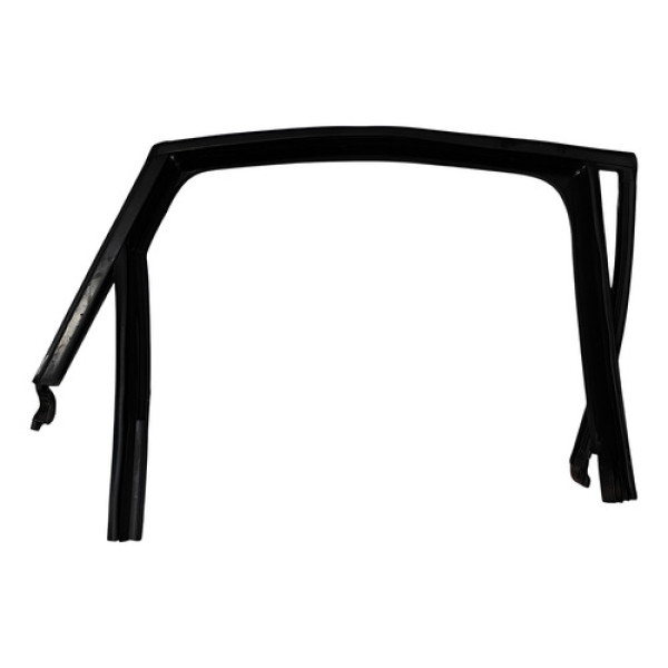 Canaleta Vidro Traseiro Direito Vw Polo 1.0 2018 A 2021 Preto