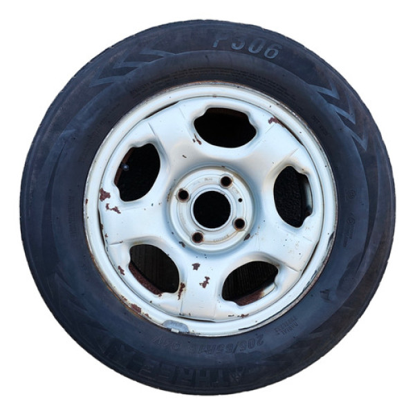 Roda De Ferro Ford Ecosport 2002 2003 205/65/15 Pneu 1