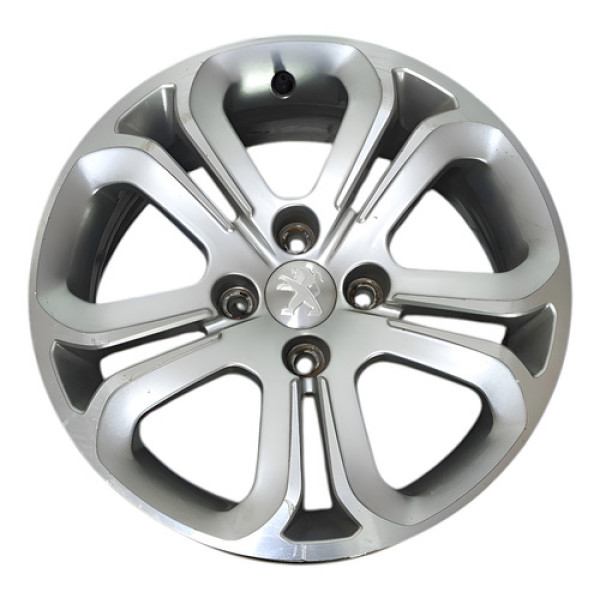 Roda Aro 16 Peugeot 208 2015 2016 A 2020 9800965677 Prata Prata
