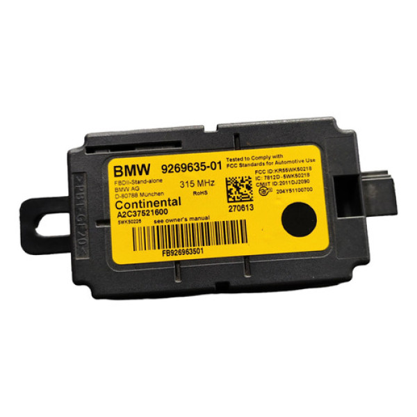 Módulo Controle Alarme Bmw 320i 118i X4 2012/2018 9269635 01