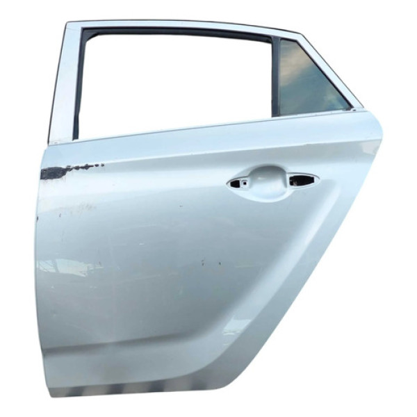 Porta Traseira Esquerda Hyundai Hb20 2013 2014 2015 Detalhe Traseira Esquerda Branco