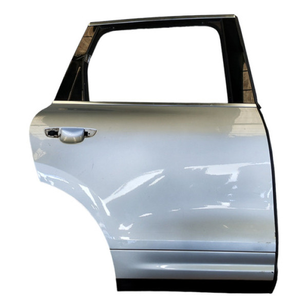 Porta Traseira Esq Porsche Cayenne 2016 2017 2018  Prata Traseira Esquerdo