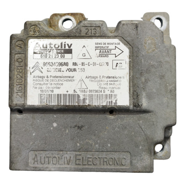 Módulo Motor 9663469680 Citroen C4 Pallas 2.0 2007 A 2013