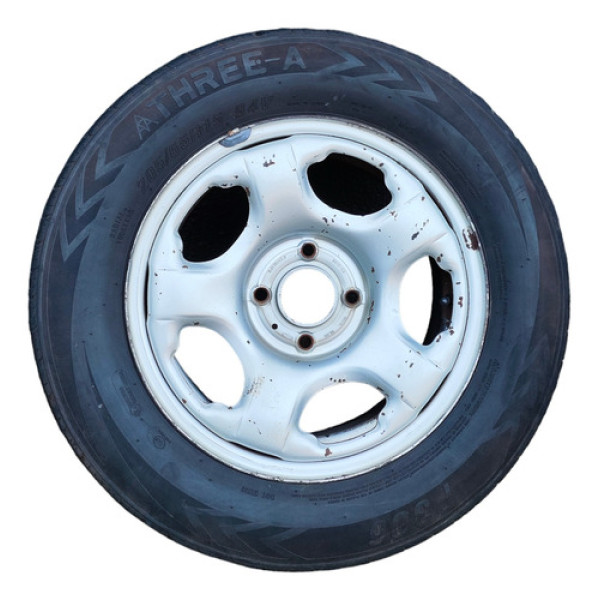 Roda De Ferro Ford Escosport 2002 2003 205/65/15 Com Pneu 1
