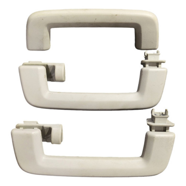 Jogo Alça Teto Pqp Ford Ecosport 2017 2018 Original Creme