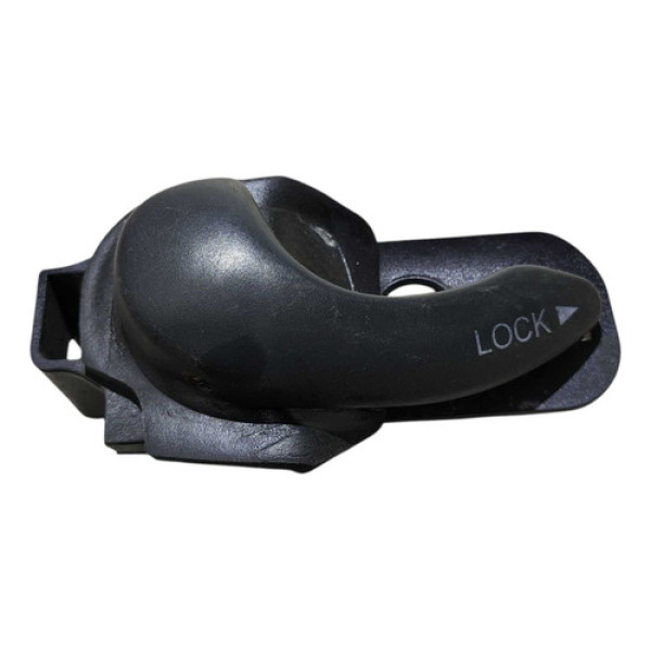 Maçaneta Interna Dianteira Esquerda Fiat Palio 1996 A 2004 Preto Dianteira