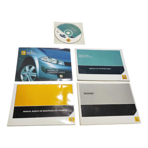 Moldura Manual Proprietario Renault Megane 1.6 2.0 2009/2011