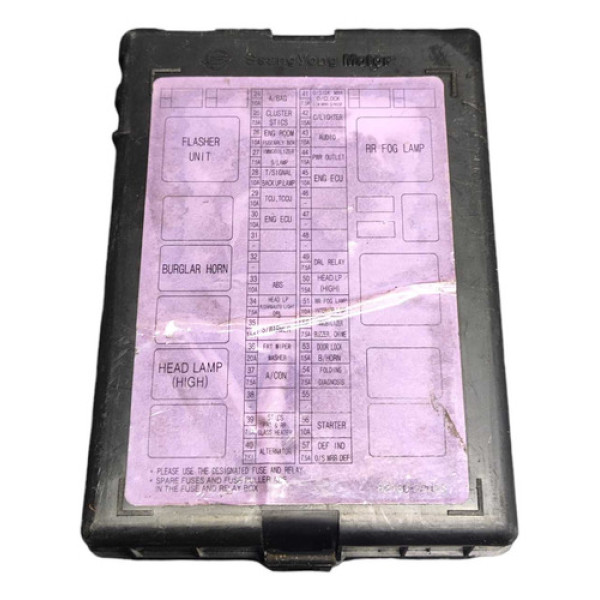 Tampa Caixa Fusivel 8216032023 Ssangyong Kyron 2011 2012