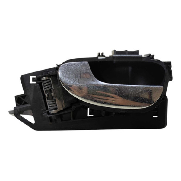 Maçaneta Int Dianteira Esq Peugeot 307 2009/2013 9643604577 Preto Dianteira