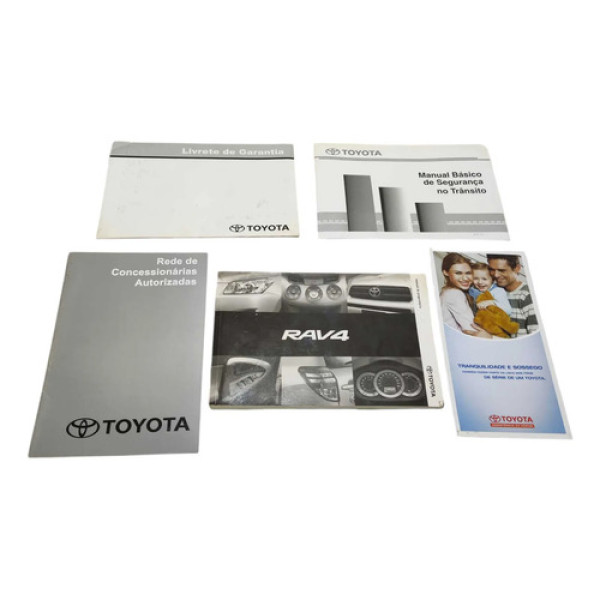Moldura Manual Proprietario Toyota Rav4 2008 2009 2010