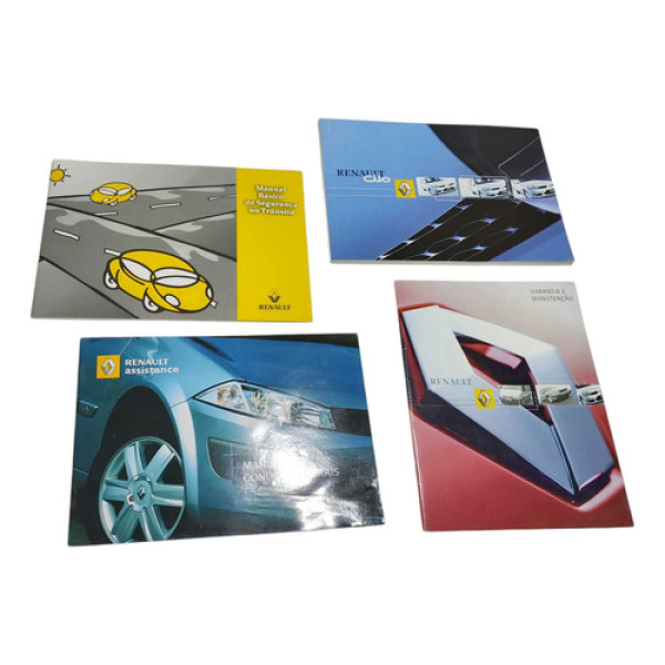 Moldura Manual Proprietario Renault Clio 2001 2002 A 2006 