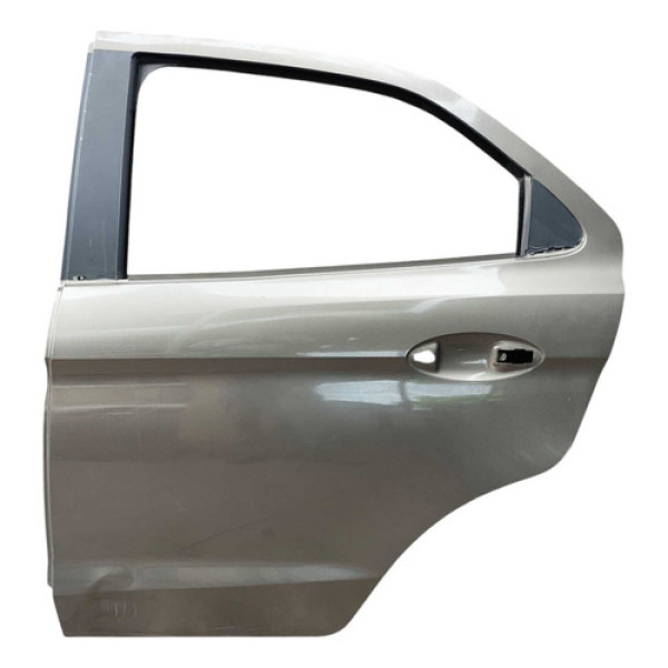Porta Traseira Esquerda Ford Ka 1.0 Sedan 2015 A 2020 Traseira Esquerda Prata