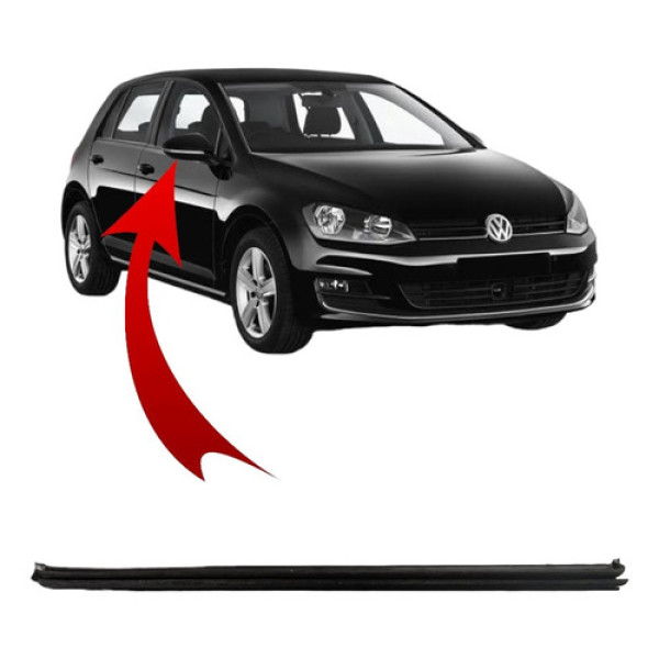 Pestana Dianteira Direita Vw Golf 2015 5gm837479 Preta