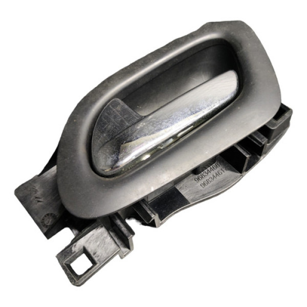 Maçaneta Interna Traseira Esquerda C3 2011 2012 2013 A 2017 Preto Traseira