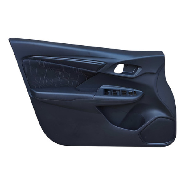 Forro Porta Dianteiro Esquerdo Honda Fit 2015 2016 A 2020 Preto