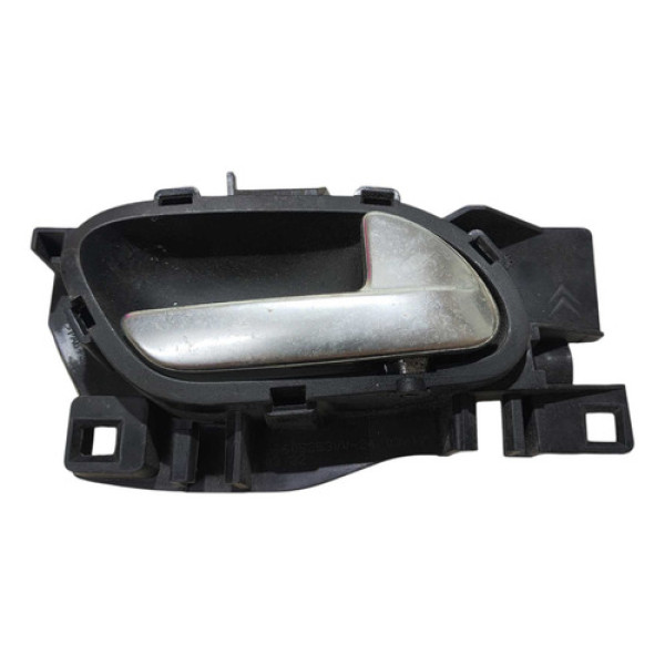 Maçaneta Interna Tras Direita Peugeot 208 2014/16 96605253vv Preto Traseira