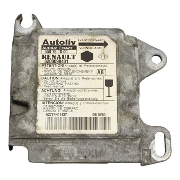 Modulo Central 8200098401 Renault Kangoo 2001 2002 2003 2004