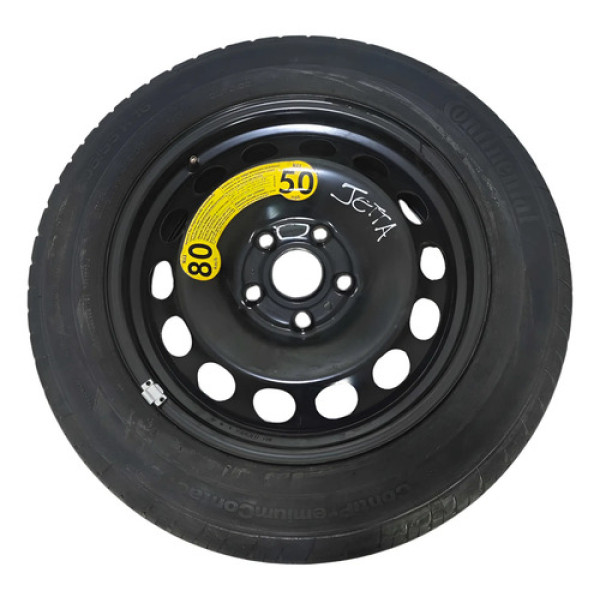 Roda Estepe Aro 16 Volkswagen Jetta 2o12 2013 A 2019 Preto