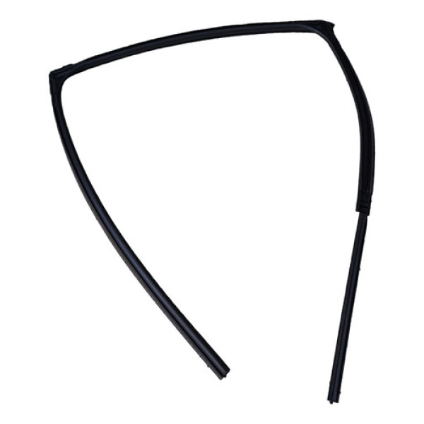 Borracha Canaleta Traseira Esq Mitsubishi Asx 2013 2014 2015 Preto