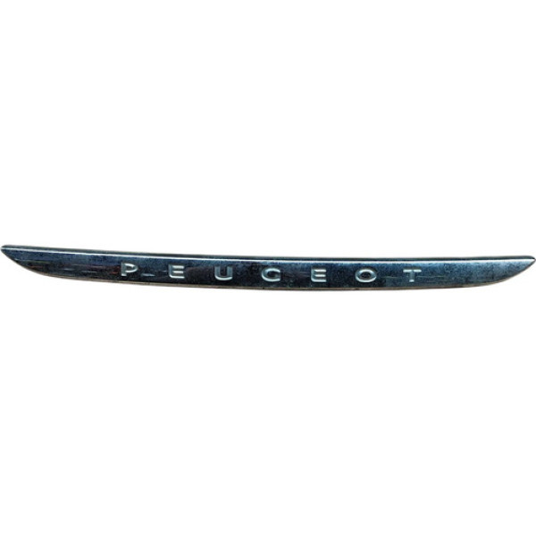 Friso Emblema Tampa Traseira Peugeot 208 2017 2018 2019 Cromado
