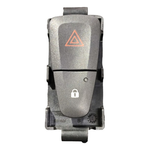Botão Pisca Alerta Renault Sandero E3160601 - Preto