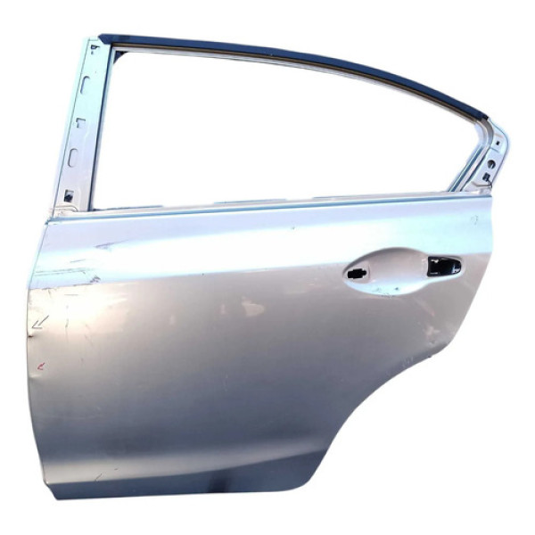 Porta Traseira Esquerda Honda Civic 2012 A 2016 Detalhe Traseira Esquerdo Cinza