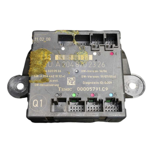 Módulo A2048702326 Porta Tras Esq Mercedes C180 2008 A 2014 