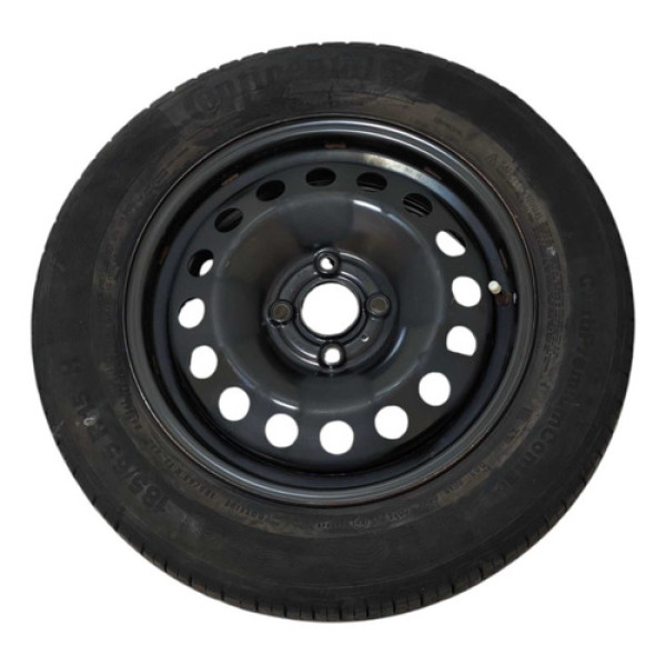 Roda Ferro Aro 15 C/pneu Vw Polo Track 1.0 2022 2023 2024 Preto