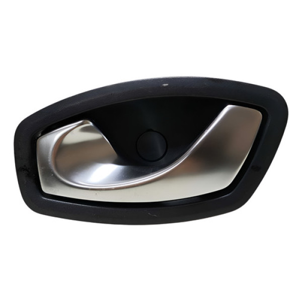 Maçaneta Int Traseira Esquerda Renault Fluence 2012 A 2016 Prata Traseira