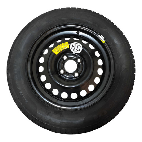 Roda Estepe Aro 15 C/pneu Nissan Kicks 2016 2017 2018 Preto