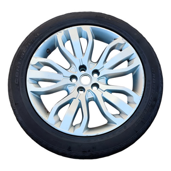 Roda Aro 21 C/pneu Range Rover Sport 2014 2015 2016 Detalhe Prata